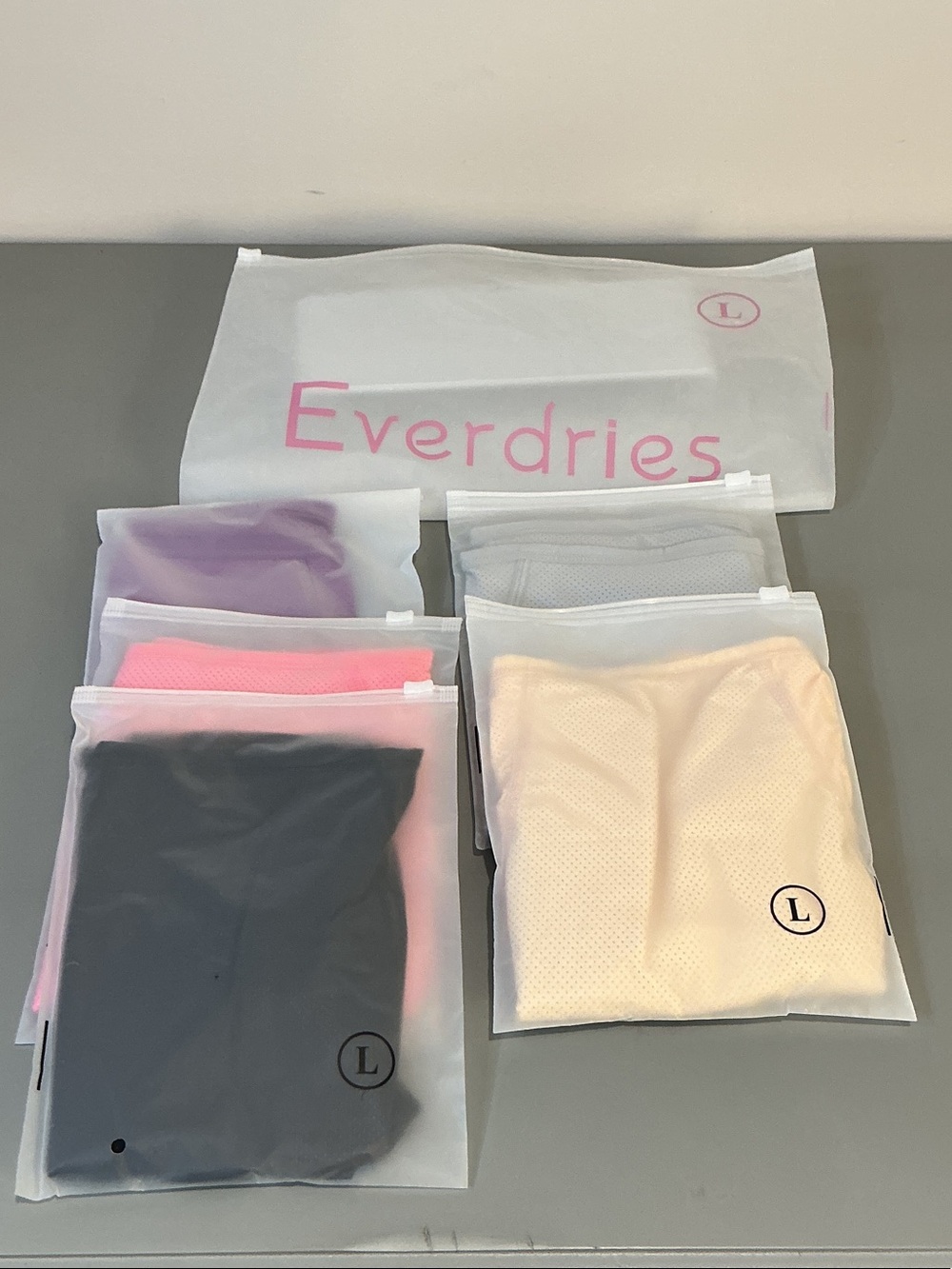 Everdries Women's Leakproof hipster Panty Set — Black, Pink, Purple, Gray, Cream